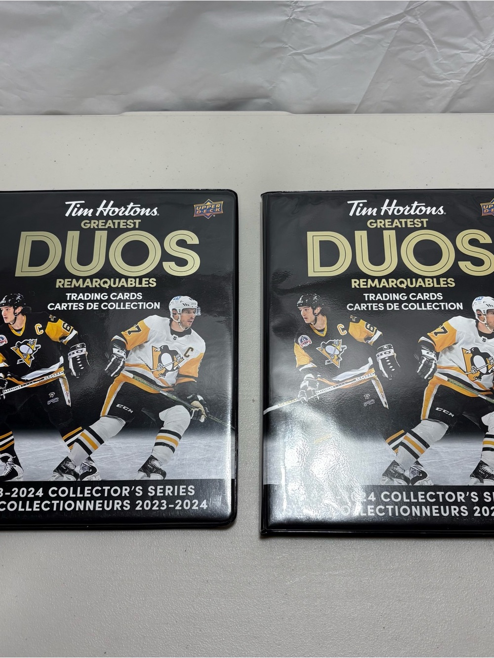 Tim Hortons Greatest Duos Trading Card Binder Set - with hockey cards